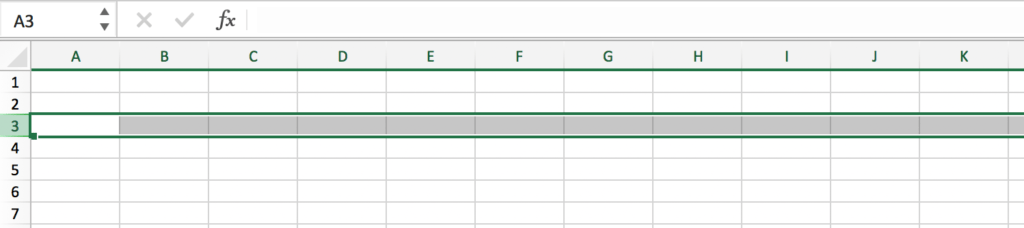 Selecting a row in a spreadsheet // PerfectXL Academy