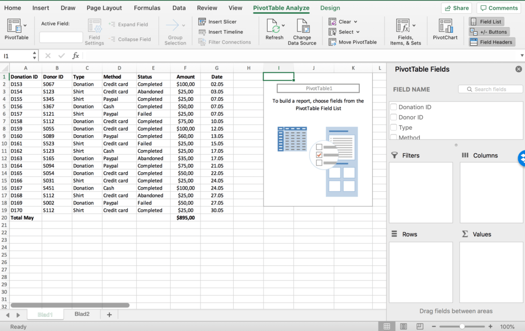 Pivot table fields in Excel // PerfectXL Academy