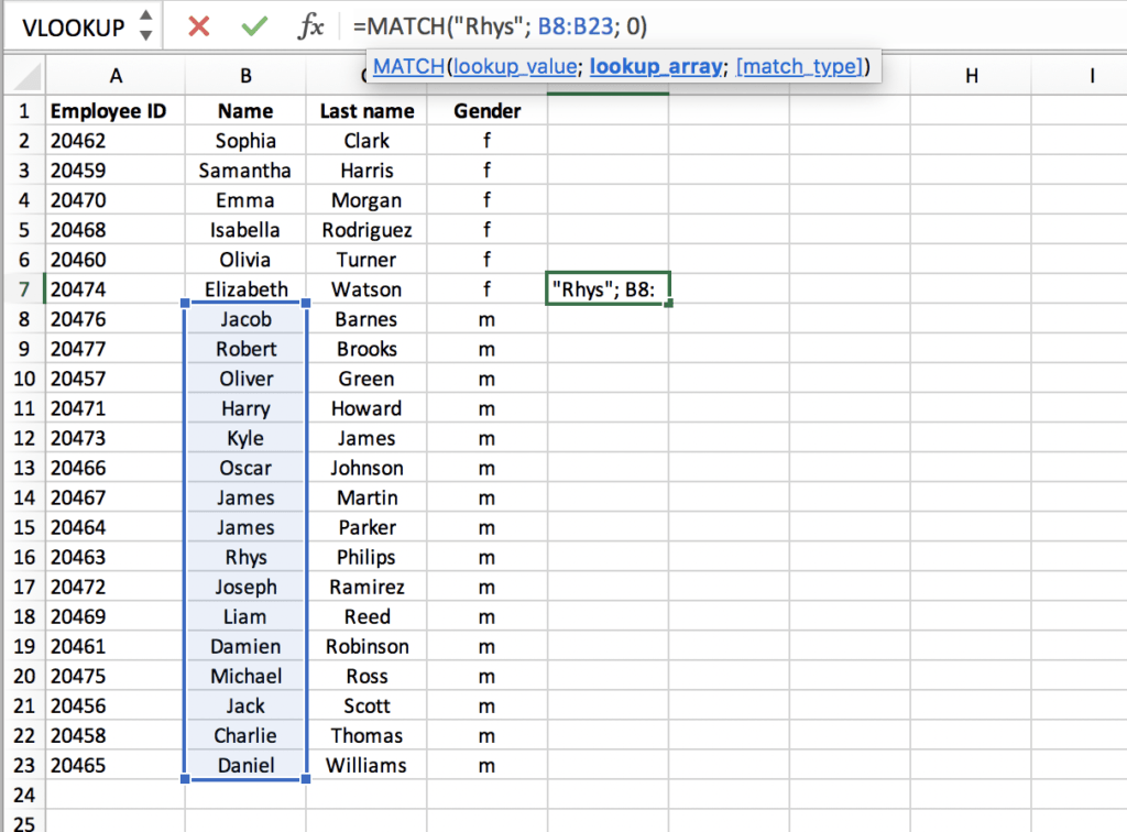 The Lookup Range of a function in Excel // PerfectXL Academy