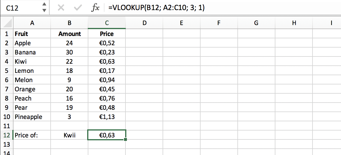 Approximate Match in a VLOOKUP function // PerfectXL Academy