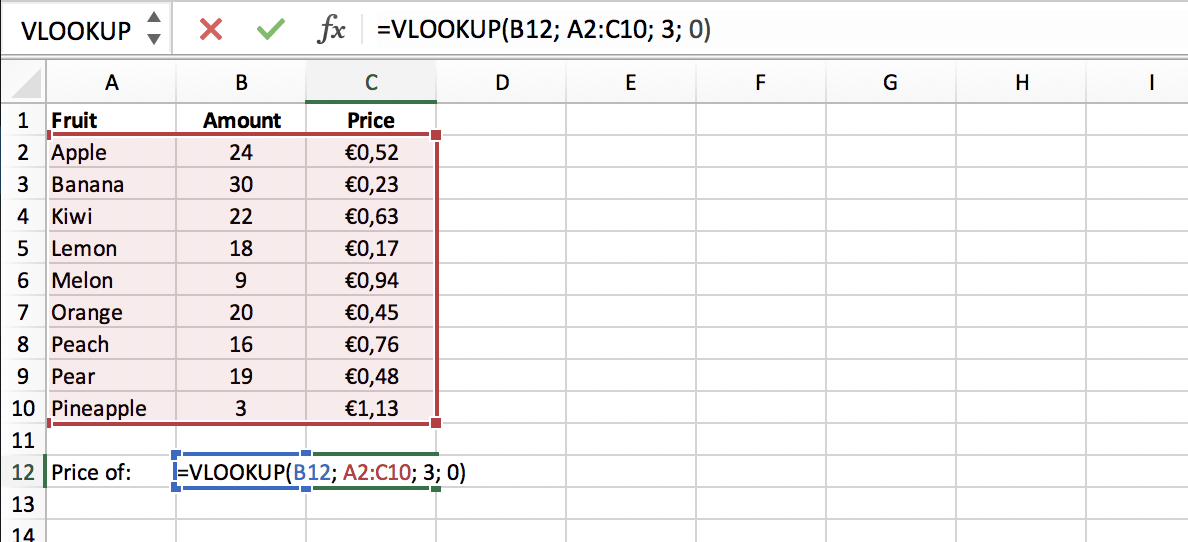 Exact match in a VLOOKUP function in Excel // PerfectXL Academy