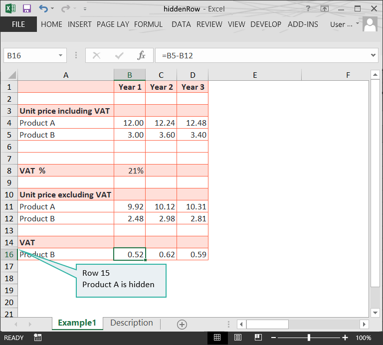 Hidden rows in Excel files // PerfectXL Academy