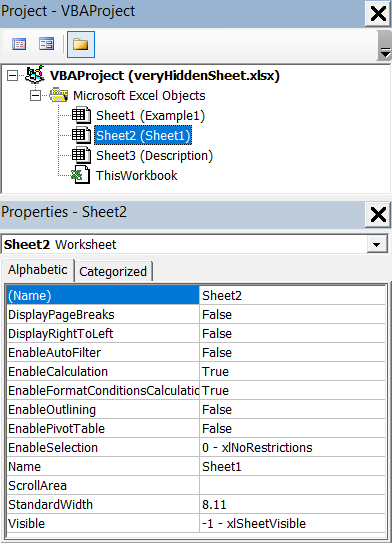 Very hidden worksheets in Excel files // PerfectXL Academy