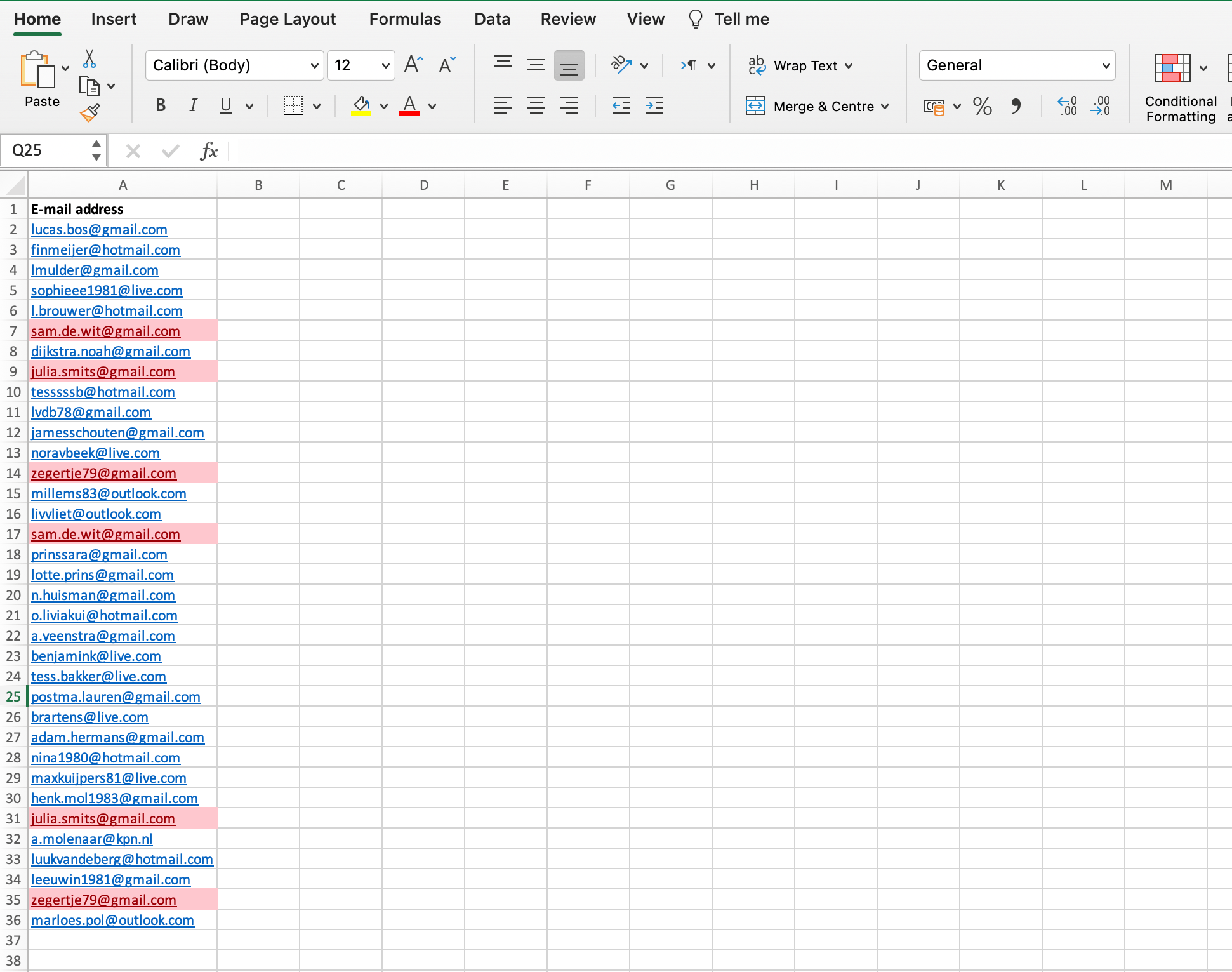 Duplicate values found in Excel // PerfectXL Academy