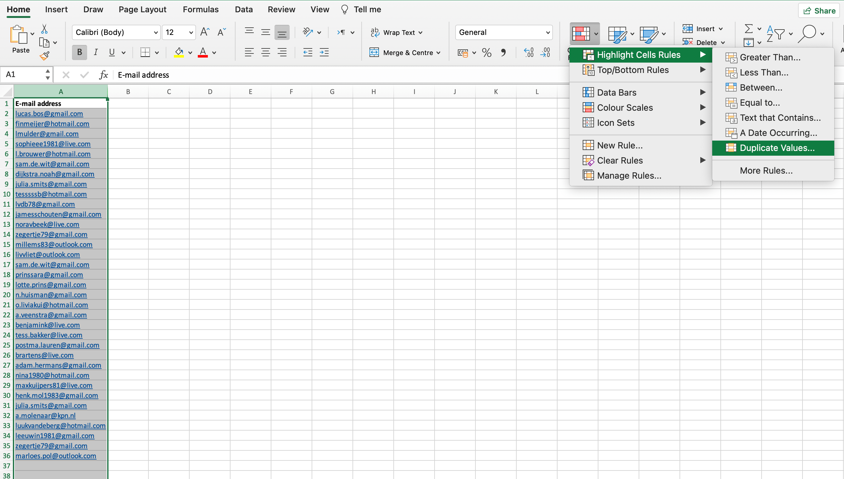 Find and highlight duplicate values in Excel // PerfectXL Academy