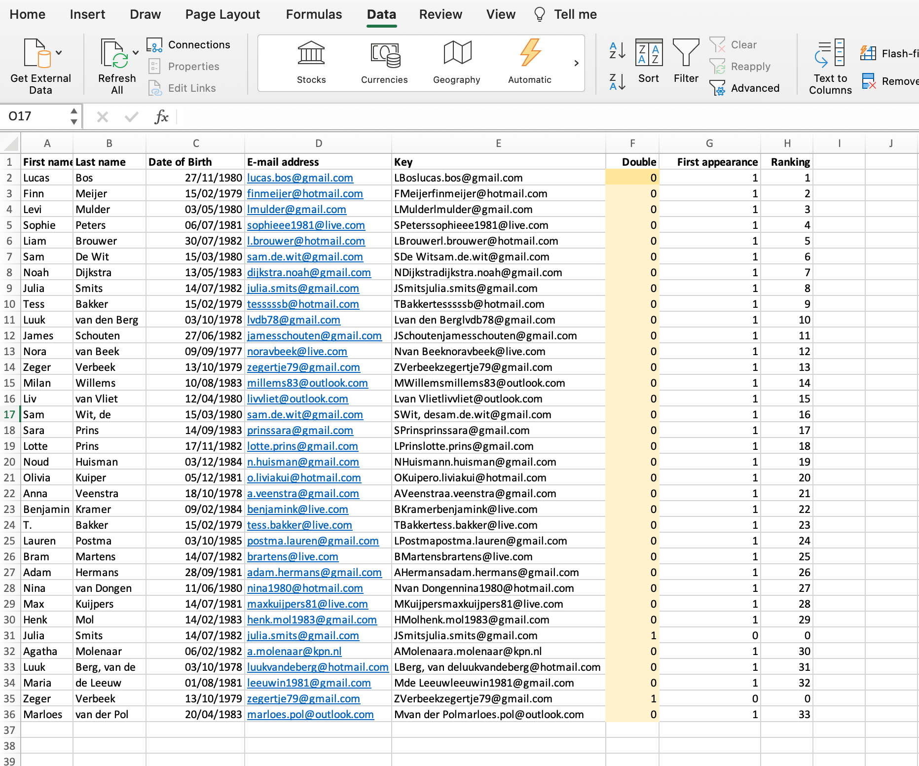 Manual deduplication in Excel with a key // PerfectXL Academy