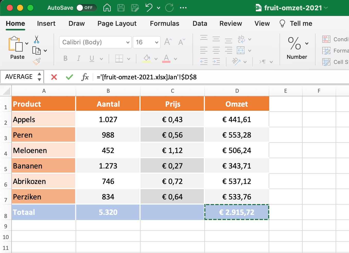 Selecteer data in bronbestand voor de creatie van een externe link in het bestemmingsbestand // PerfectXL Academy