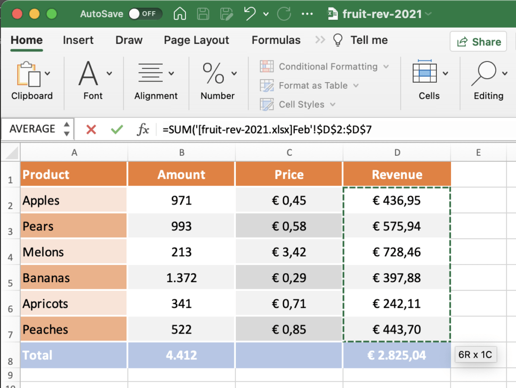 Select cell range for external link to another workbook // PerfectXL Academy