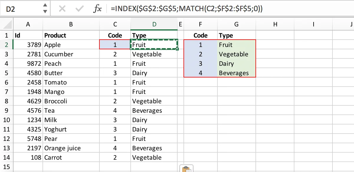 Prefer INDEX and MATCH over VLOOKUP - Example of INDEX and MATCH function // PerfectXL Academy