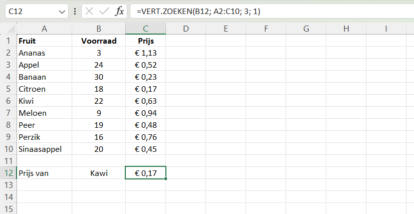 Foutief resultaat niet-exacte match VLOOKUP functie in Excel // PerfectXL Academy