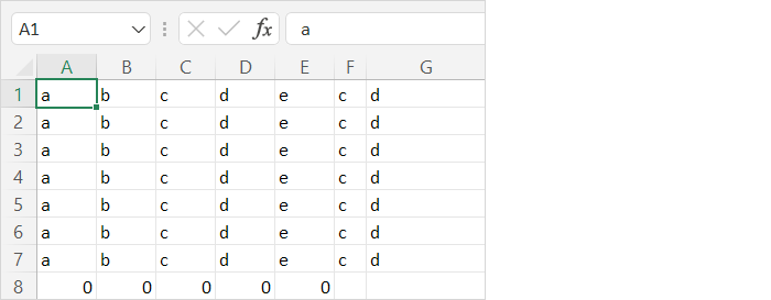 Result table with VLOOKUP function before deleting columns and rows // Structure changes: columns and rows // PerfectXL Academy