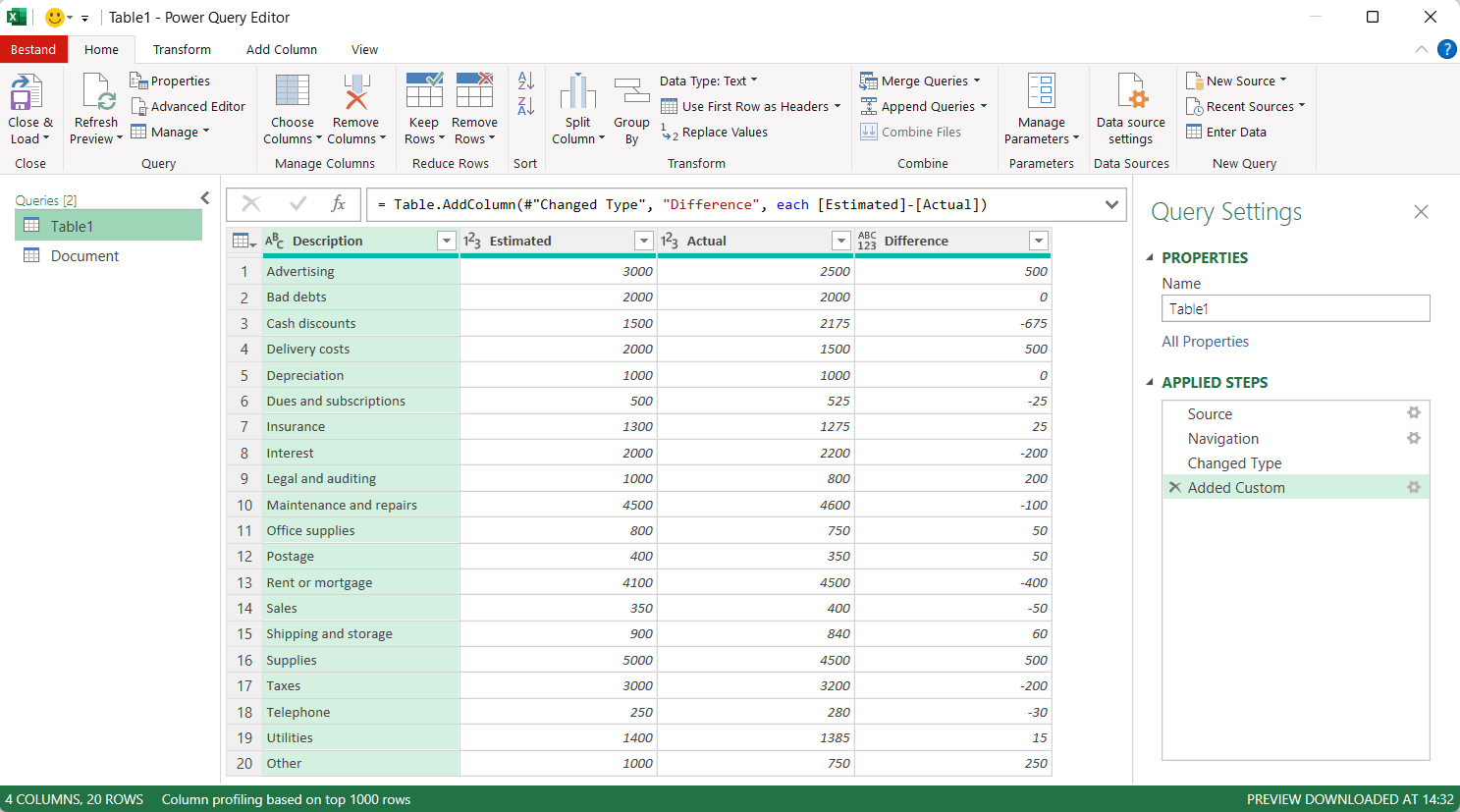 Query openen in PowerQuery // PerfectXL