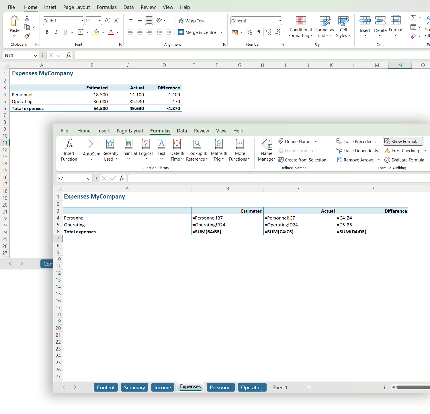 Manually tracking hardcoded numbers in an Excel file // PerfectXL